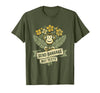 Mademark Send Bananas Not Texts Funny Monkey Design T-Shirt - Olive Green