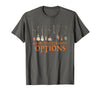 Funny Halloween Spooky Season Witch Broom A Girl's Gotta Have Options with Witch Broom Halloween T-Shirt - Asphalt Grey