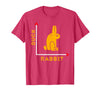 Wittgensteins Rabbit Duck Illusion Physics Nerd Math Geek T-Shirt in Red Heather