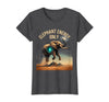 Mademark Elephant Energy Only Bold Graphic Design T-Shirt - Women - Dark Heather Grey
