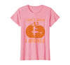 PDUS32 I Don't Spook I Sparkle Funny Halloween I Don't Spook I Sparkle Funny Halloween Girl Witch Pumpkin T-Shirt - Pink