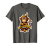 Mademark Sober Monkey Wild Life Sobriety Design T-Shirt - Men - Asphalt Grey