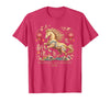 Chinese New Year 1990 Birthday Fortune Prosper Red Festive 2026 Horse Lady Crazy Wild Soul Calm Heart Lunar T-Shirt - Red Heather