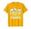 Show Rabbit Grandma T-Shirt in Golden Yellow