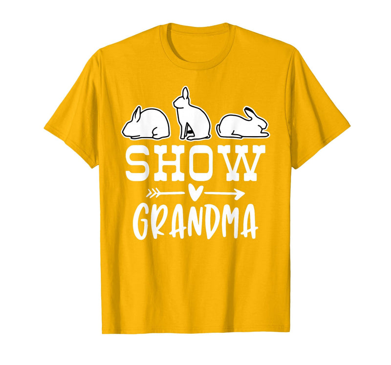 Show Rabbit Grandma T-Shirt in Golden Yellow