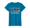 RBG Supremes Court cute gift THE SUPREMES Halloween Cute Woman Supreme Court Justices RBG T-Shirt - Sapphire Blue