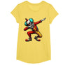Creepy Halloween Dabbing Dab Dance Dabbing Creepy Clown Scary Halloween Dab Dance T-Shirt - Lemon Yellow