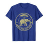Mademark I Came For Elephants Safari Women Design T-Shirt - Men - Royal Blue