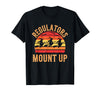 Halloween Witch Flying Sunset Silhouette Regulators Mount Up Halloween Witch Sunset T-Shirt - Black