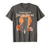 funny Halloween shirt It's Just A Bunch of Hocus Pocus Funny Cat T-Shirt - Asphalt Grey