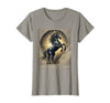 Mademark Always Choose The Horse Women's Equestrian Design T-Shirt - Slate Grey