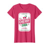 Funny Soda Pop Label Tees Soda Group Halloween Costume Cherry Soda T-Shirt - Red Heather