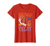Trach or Treat ICU RN Halloween Nurse Tees Respiratory Therapist Trach or Treat ICU RN Halloween Nurse T-Shirt - Red