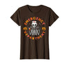 Halloween Nurse Shirts For Women Scrub Costumes Emergency Department Funny Halloween ER Nurse Women Men T-Shirt - Brown