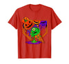 Ice Cream Drip Baseball Home Plate Halloween Tee Funny Halloween Baseball Ice Cream Drip Boys Girls Youth T-Shirt - Red