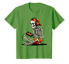 halloween skeleton shirts for teen boys men kids Halloween Skeleton Gamer Video Gaming Funny Gaming Skeleton T-Shirt - Grass