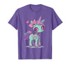 Kawaii Pastel Goth Creepy Cute Witchy Halloween Ts Kawaii Pastel Goth Creepy Cute Witchy Zombie Unicorn T-Shirt - Purple