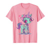 Kawaii Pastel Goth Creepy Cute Witchy Halloween Ts Kawaii Pastel Goth Creepy Cute Witchy Zombie Unicorn T-Shirt - Pink