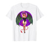 Classic Vintage Pin-Up Sexy Girl by YUX Sexy Succubus Monster Halloween Hand Heart Pin-Up Girl Devil T-Shirt - White