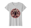 Mademark Elephant Pink Flowers Breast Cancer Awareness T-Shirt - Women - Silver Grey