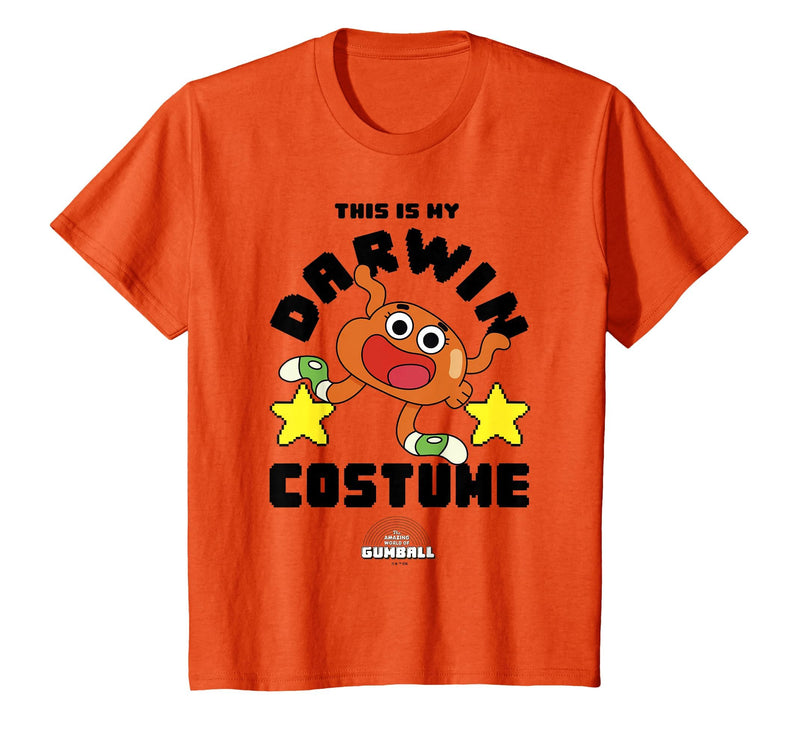 The Amazing World of Gumball This is My Darwin Costume T-Shirt - Orange