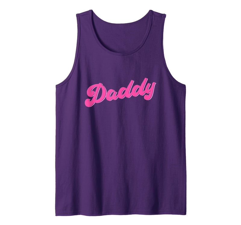 Gay Daddy Gay Pride LGBT Gay Pride LGBT Pink Bear Gay Daddy Tank Top - Purple