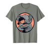 Mademark Cute Girl Snuggling Baby Elephant Graphic Tee T-Shirt - Men - Olive Heather