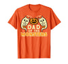 Mens Halloween Shirts For Dad Daddy Papa Men Halloween Dad of Monsters Funny Family Costume Papa Daddy T-Shirt - Orange