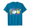 Bowling Boo Creepy Halloween Costume Pumpkin Bowling Lover T-Shirt - Sapphire Blue