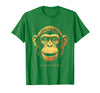 Mademark Stay Curious Stay Wild Monkey Graphic Design T-Shirt - Men - Kelly Green