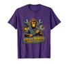 Mademark Grease Monkey Valley Style Automotive Design T-Shirt - Men - Purple