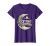 Mademark Resting Witch Face Halloween Design T-Shirt - Purple