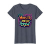 Mademark Halloween - Monsters & Creatures T-Shirt - Heather Blue-monster Mash Crew