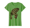 Mademark Just Here for Bananas Funny Monkey Design T-Shirt - Women - Grass Green