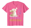 Kids 5th Birthday Rabbit Princess Girl Bunny 5 Years Old T-Shirt in Pink Heather