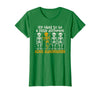 Orange Ribbon ADHD Awareness clothing Halloween Skeleton ADHD Awareness T-Shirt - Kelly Green