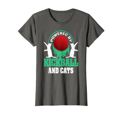 Kickball and Cats Shirtz & More Kickball Shirt Funny Cat Lover Saying Sport Kickball Player T-Shirt