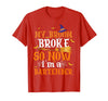 My Broom Broke So I Became A Bartender Halloween Costume T-Shirt - Red