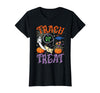 Trach or Treat ICU RN Halloween Nurse Tees Respiratory Therapist Trach or Treat ICU RN Halloween Nurse T-Shirt - Black