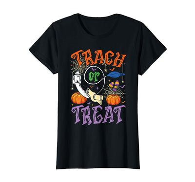 Trach or Treat ICU RN Halloween Nurse Tees Respiratory Therapist Trach or Treat ICU RN Halloween Nurse T-Shirt