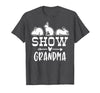 Show Rabbit Grandma T-Shirt in Dark Heather Grey