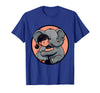 Mademark Cute Girl Snuggling Baby Elephant Graphic Tee T-Shirt - Men - Royal Blue