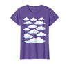White Clouds Graphs White Clouds T-Shirt - Purple Heather