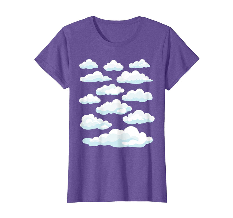 White Clouds Graphs White Clouds T-Shirt - Purple Heather