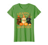 Art-Wear Happy Lab-O-Ween Labrador Halloween Dog Lover Design T-Shirt - Grass Green