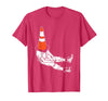 Halloween Shirts Traffic Cone Men Women Kids Traffic Cone Halloween Costume Funny Lazy Men Women Kids T-Shirt - Red Heather