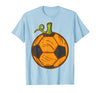 Halloween Shirts For Women Men Kids Boys Girls Halloween Soccer Ball Pumpkin Football Costume Boys Kids Men T-Shirt - Baby