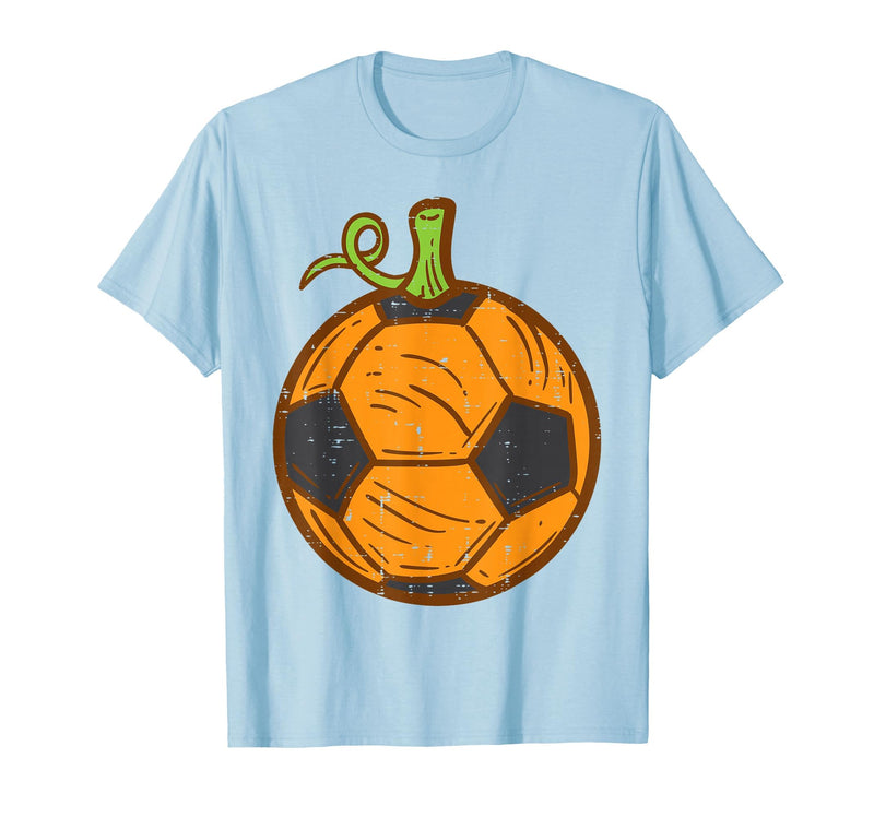 Halloween Shirts For Women Men Kids Boys Girls Halloween Soccer Ball Pumpkin Football Costume Boys Kids Men T-Shirt - Baby