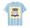 Mademark Ghost & Spirits - Ghost (99 Problems All) T-Shirt - Baby Blue-halloween Educational Library Lurker