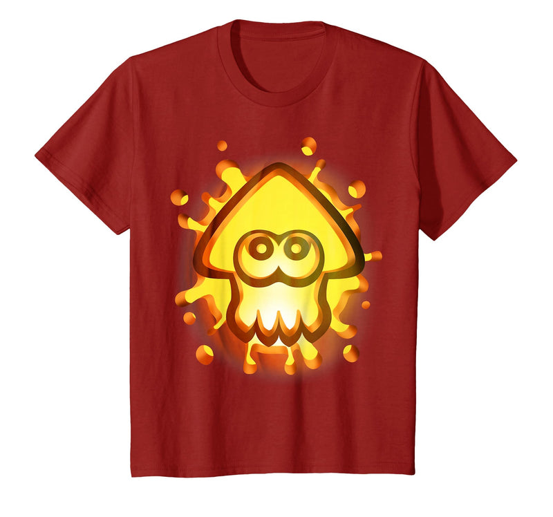 Nintendo Splatoon Inkling Halloween Pumpkin Graphic T-Shirt T-Shirt - Cranberry Red